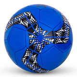 Vector X FIGHTER 32 Panel PVC Machine Stitched Indoor/Outdoor Practice, Training Match Soccer Football + Free Air Needle with Butyl Bladder Ball, Size 5, Suitable for Men, Youth Adults 15+ Years Boys