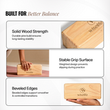 Wooden Yoga Blocks