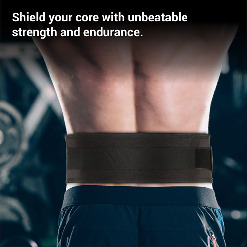 Nivia 4" Straight Back Weightlifting Gym Belt