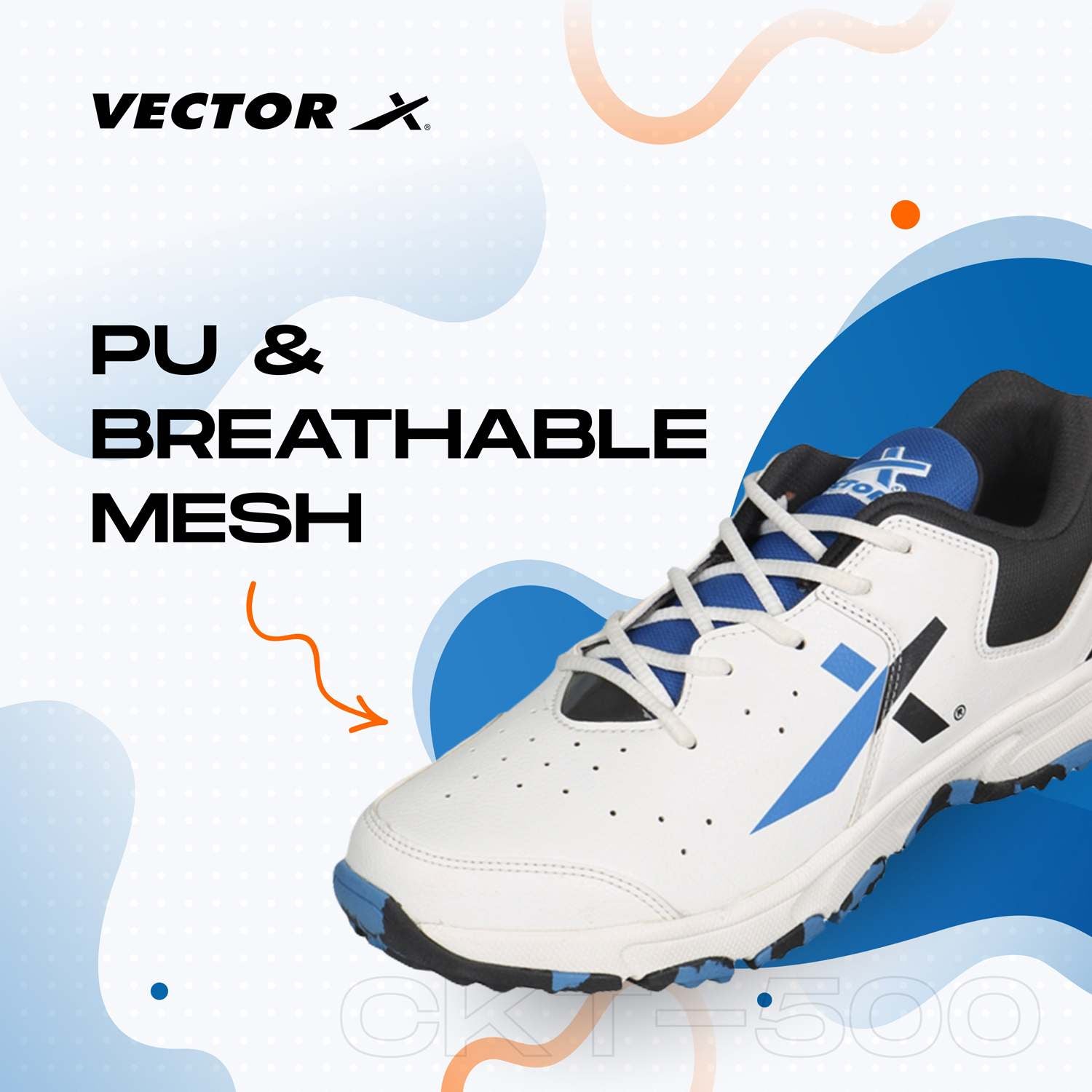 Vector X CKT-500 Cricket Shoes for Men