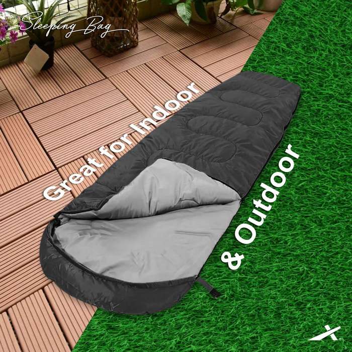 Vector X Tracking Camping Conical Sleeping Bag 180x75cms Indoor Outdoor Lightweight Sleep Bag for Travelling Hiking Bag