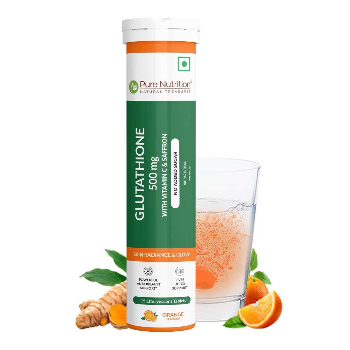 Radiant Skin Combo Glutathione 500mg Effervescent + Plant-Based Collagen