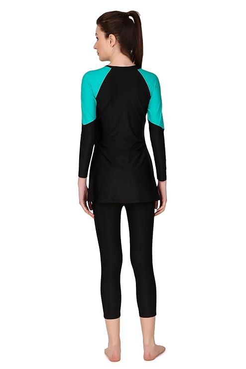 VIVA SWIMMING OWSD-333 Female 3/4 Swim Dress I Womens Swimming Costume I Swimwear for Women I One-Piece Swimsuits I Swimsuit for Women