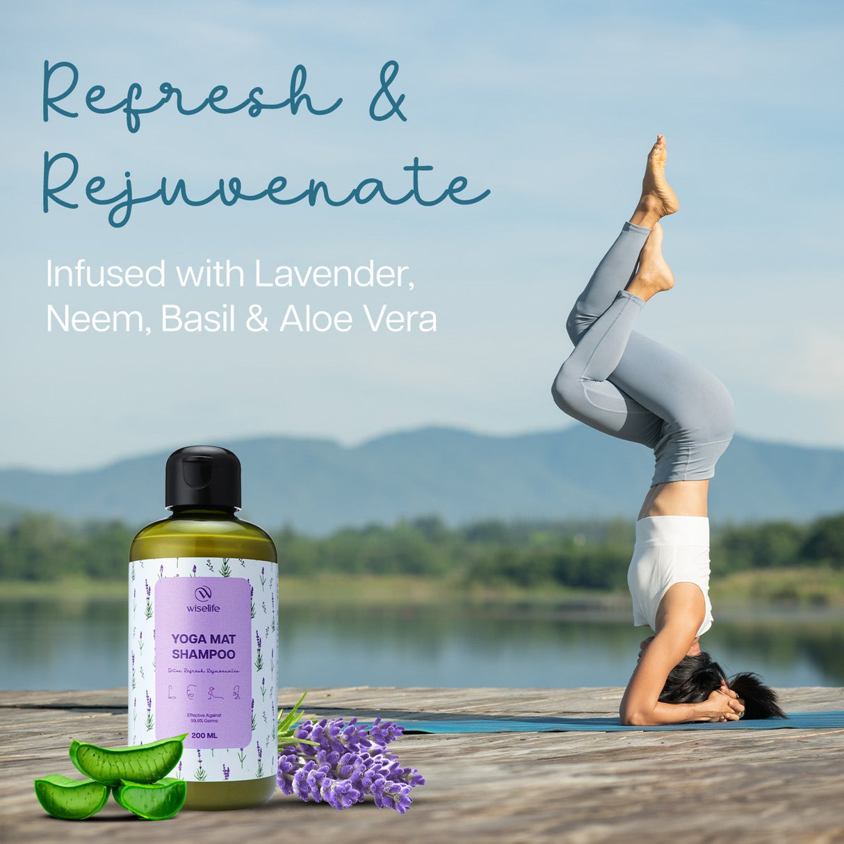 Yoga Mat Shampoo- Lavendar 200ml