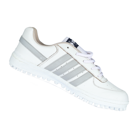 Fenta PACE: Soft Leather White Work Shoe with Classic PVC Sole | Fenta / Variety Enterprises