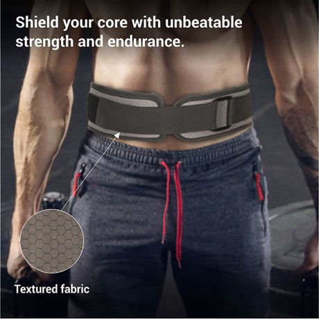 Nivia 5" Quick-Lock Gym Belt Weightlifting Gym Belt