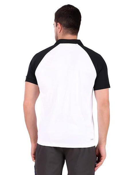 VECTOR X OMT-259 Mens Polo Collar Neck Colourblocked T-Shirt