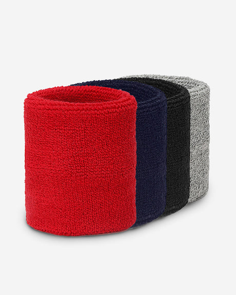 Invincible Cotton Wristband Sweatbands - 3 Inch, Pack of 4 | K.L. Mahajan & Sons (Invincible)