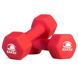 Kakss Neoprene Coated Dumbbells (0.5kg to 10kg)(Proudly Made In India)