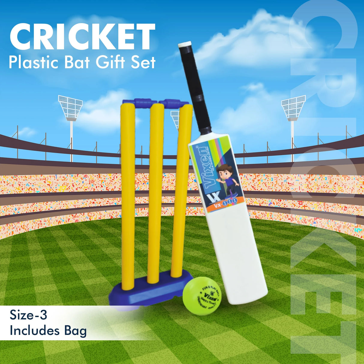 CRICKET PLASTIC GIFT SET VX-111