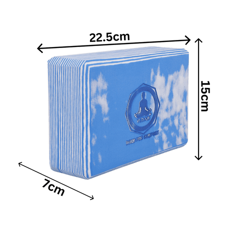 Vedam Yoga Block Set of 2(Sky) | Industrial