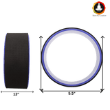 Vedam Yoga Wheel  13 x 5.5 in (Purple/black)