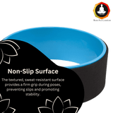 Vedam Yoga Wheel 13 x 5.5 in (Black/Sky)