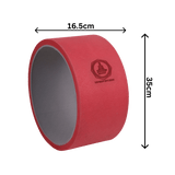Vedam Yoga Wheel 13 x 6.5 in (Red)