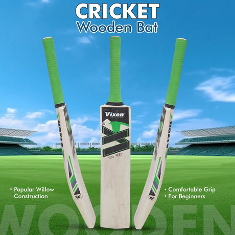 CRICKET BAT WOODEN VX-100