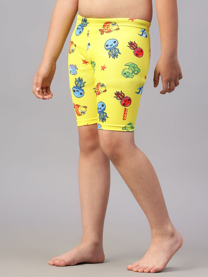 Viva Swimming OBSJ-358 Lycra Boys Swimming Shorts