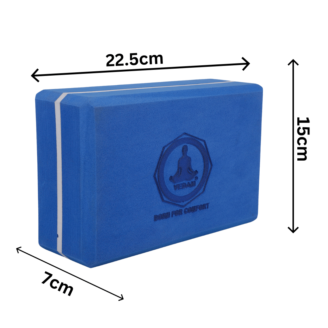 Vedam Yoga Block Set of 2 (Blue)