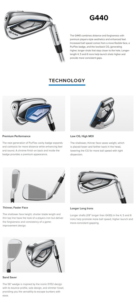 Ping G440 (4-S) Steel Irons