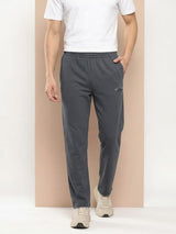 Grey Straight Fit Track pant
