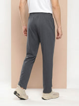 Grey Straight Fit Track pant