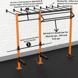 Wall Mounted CrossFit Rig - 10 Ft with Monkey Bar