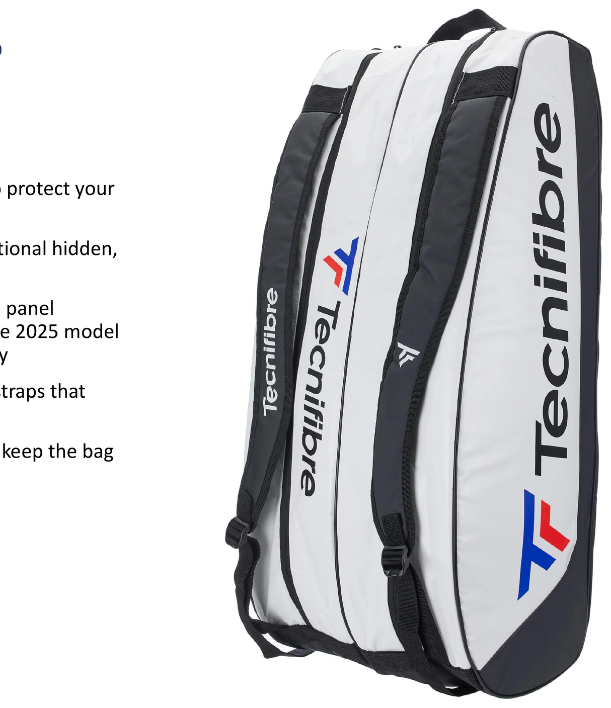 Tecnifibre Tour Endurance 12R Bag 2025 - White