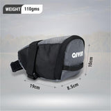 Aivin Saddle Bag Bicycle Under Seat Bag, Travel Bag, Cycle Accessories for Tools, Mobile Phones Bicycle Storage Bag, Carrier for All Bikes (Black/Grey)