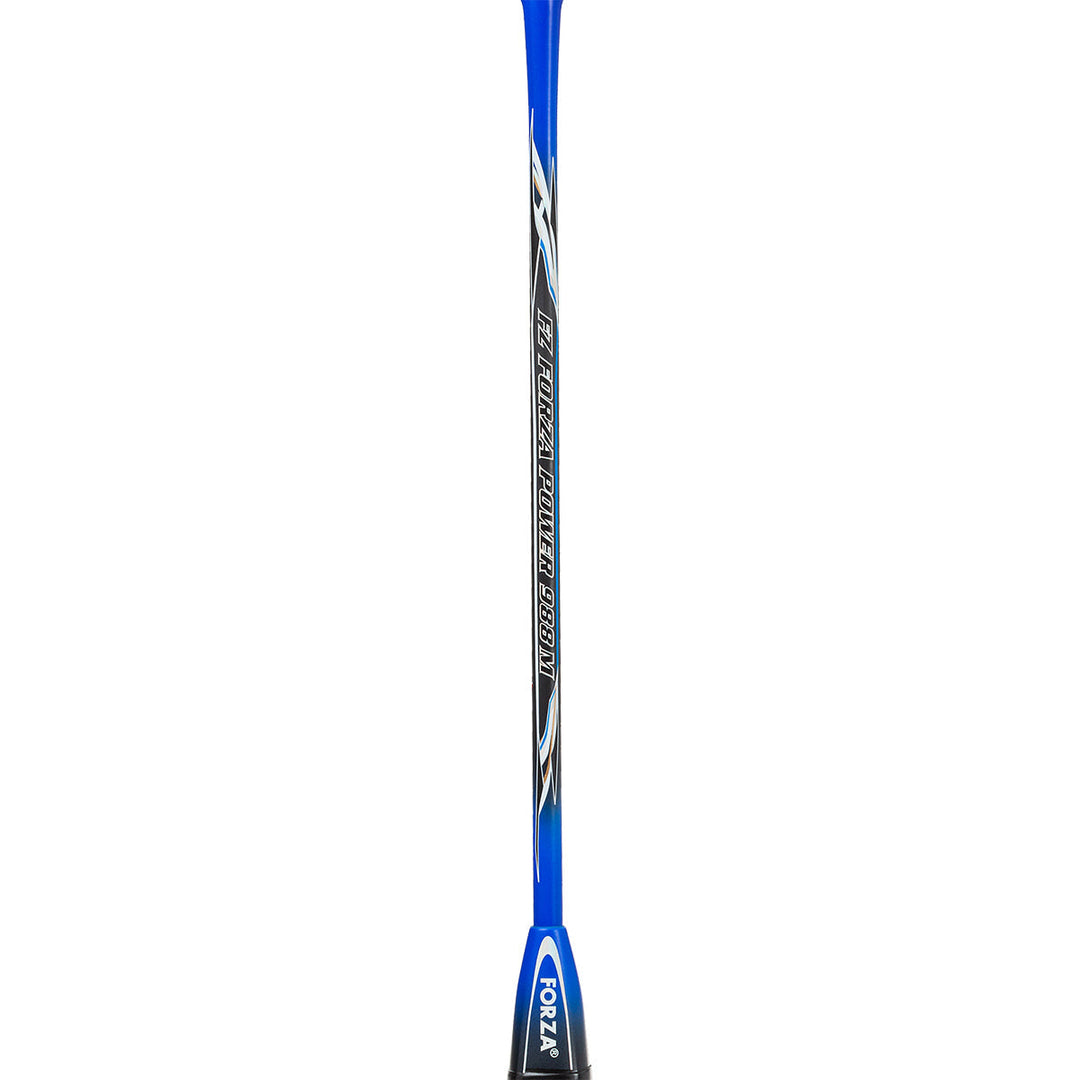 Power 988 Medium Strung Attacking Badminton Racket (Blue+Grey)-3U/G5