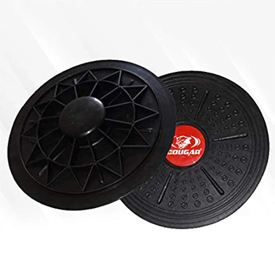 Cougar Fitness Balance Board Wobble Fitness Fit Exercise Tilt Stability Balancing Rocker Board Trainer Abs Legs Core Workout Non-Slip Safety Surface