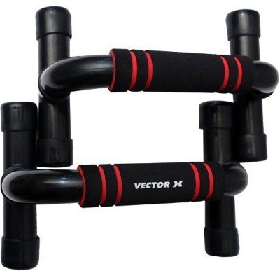 Vector X JF8001 Push Up Bar Foam Grips and Non-Slip Base Home Fitness Training, Push Up Handle for Floor Workouts