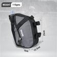 Aivin Saddle Bag with Pouch for carring Water Bottle Bicycle Under Seat Bag, Travel Bag, Cycle Accessories for Tools, Mobile Phones Bicycle Storage Bag, Carrier for All Bikes (Black/Grey)