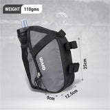 Aivin Saddle Bag with Pouch for carring Water Bottle Bicycle Under Seat Bag, Travel Bag, Cycle Accessories for Tools, Mobile Phones Bicycle Storage Bag, Carrier for All Bikes (Black/Grey)