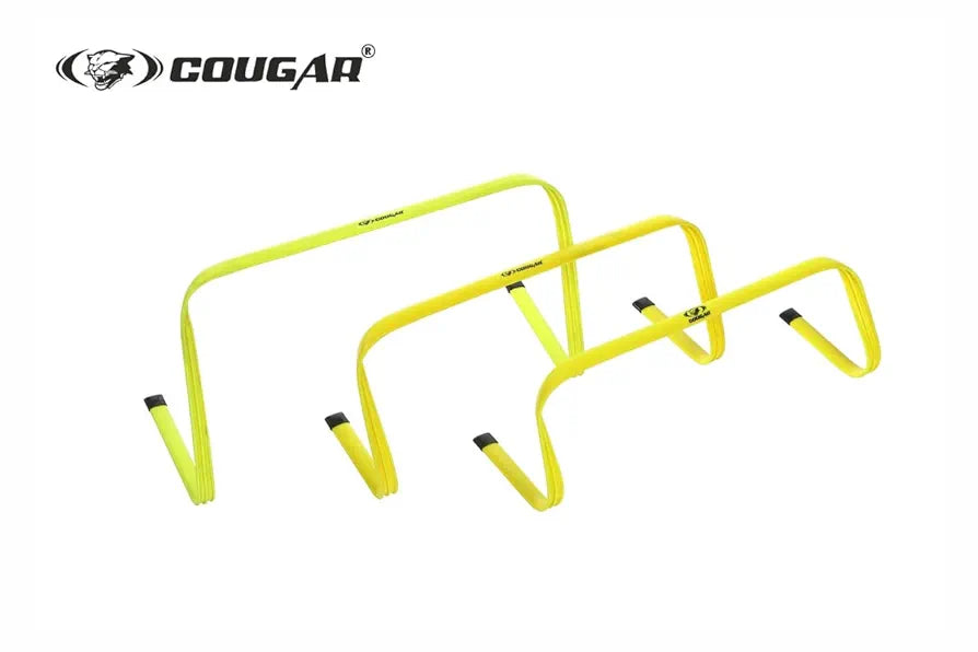 Cougar Agility Flat Hurdle, Step Speed Soccer Training Hurdles, Sizes: 12", 