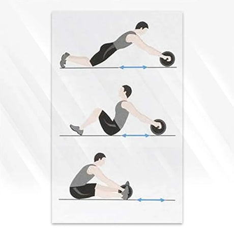Cougar Dual Wide Ab Roller Wheel for Abs Workouts/Home Gym Abdominal Exercise/Core Workouts for Men and Women 