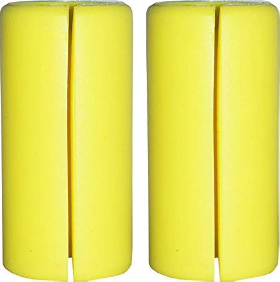 COUGAR Rubber Thick Bar Grips Turns Barbell Hand/Fitness Grip