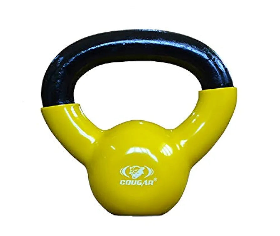 Cougar Vinyl Kettlebell for Home Gym, Kettlebells for Strength Training, Fitness & Cardio Training -2 KG