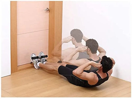Cougar Abs Workout Equipment for Home Gym or Home Workout - Padded, Portable and Adjustable Sit Up Bar for Floor - Workout Bar and Sit Up Foot Holder
