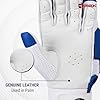 RMAX Unisex Leather & PU Cricket Batting Gloves Superior Grip, Optimum Protection, Ventilated Palm, Lightweight Design