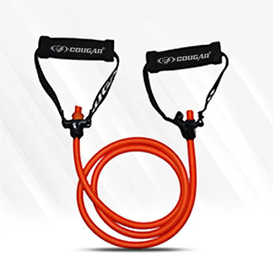 Cougar Toning Tube, Toning Tube for Exercise, Resistance Band Set with Handles, Single Toning Resistance Tube Heavy Quality, All Purpose Fitness Tube for Home and Gym Elite 