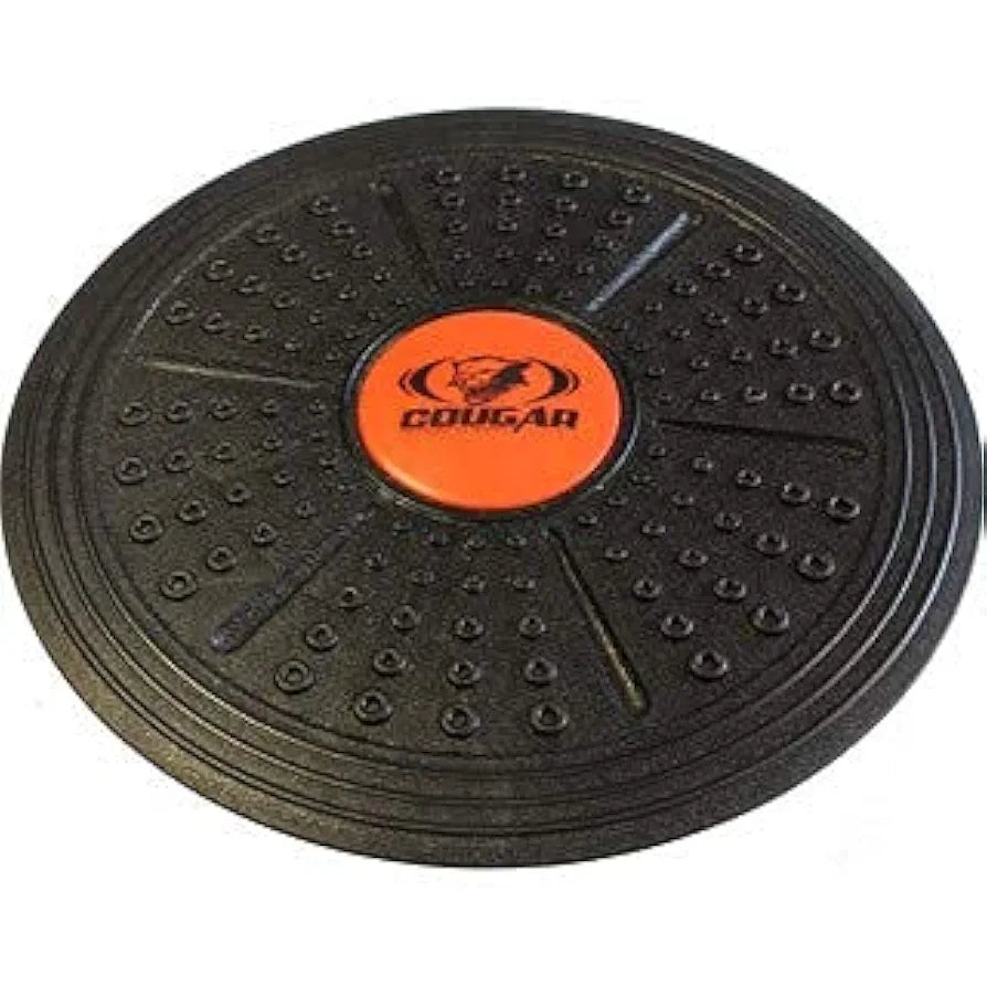 Cougar Fitness Balance Board Wobble Fitness Fit Exercise Tilt Stability Balancing Rocker Board Trainer Abs Legs Core Workout Non-Slip Safety Surface
