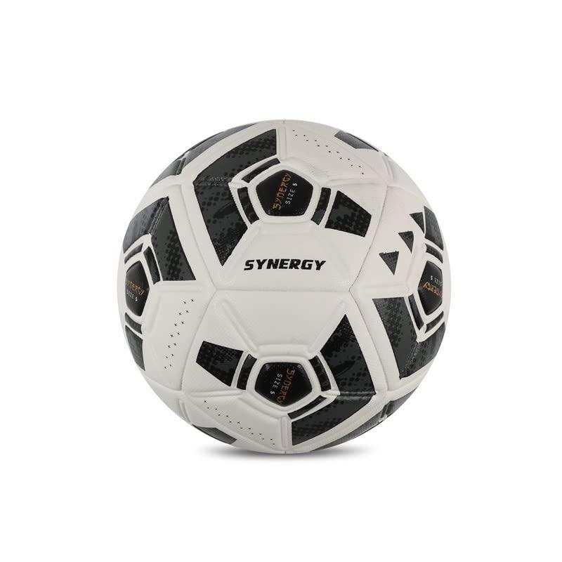 VECTOR X Synergy Thermo Fusion Embossed PU Football - Size: 5 (Pack of 1)