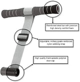 Cougar Abs Workout Equipment for Home Gym or Home Workout - Padded, Portable and Adjustable Sit Up Bar for Floor - Workout Bar and Sit Up Foot Holder