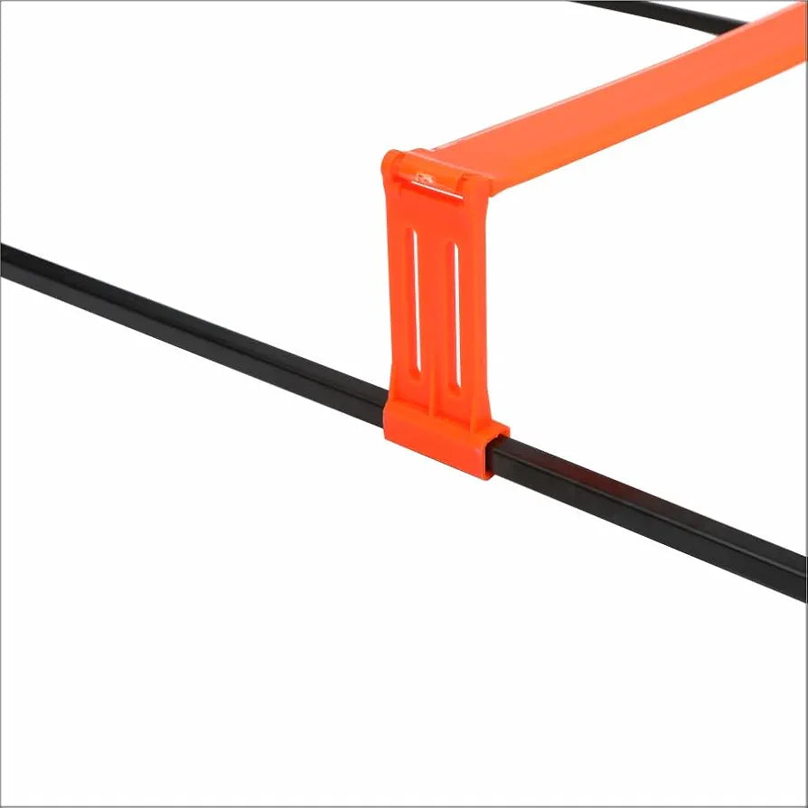 COUGAR Pinnacle Agility Ladder & Hurdle Trainer| 7 ft Long x 26" Wide Training Hurdles| Foldable, Durable Plastic – Agility Equipment for Speed, Footwork, and Sports Training – Includes Storage Bag