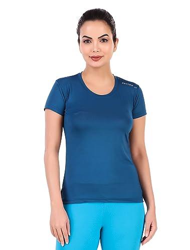 VECTOR X OGT-317 WOMEN'S SMART FIT SPORTS ROUND NECK T-SHIRTS
