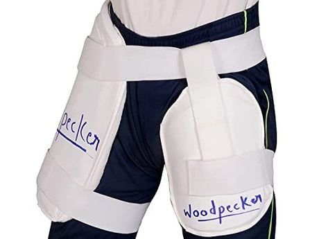 Woodpecker Signature Cricket Thigh Guard 2 Strap White