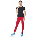 Vector X OGT-107 Girls Round Neck 4-Way Stretch T-Shirt(Orchid-Pink-XXL)