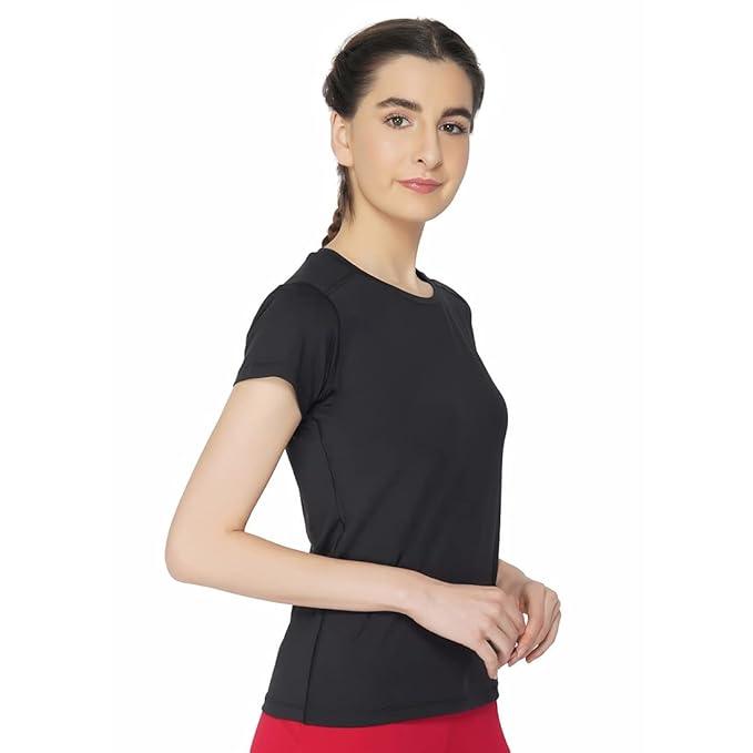 Vector X OGT-107 Girls Round Neck 4-Way Stretch T-Shirt(Orchid-Pink-XXL)