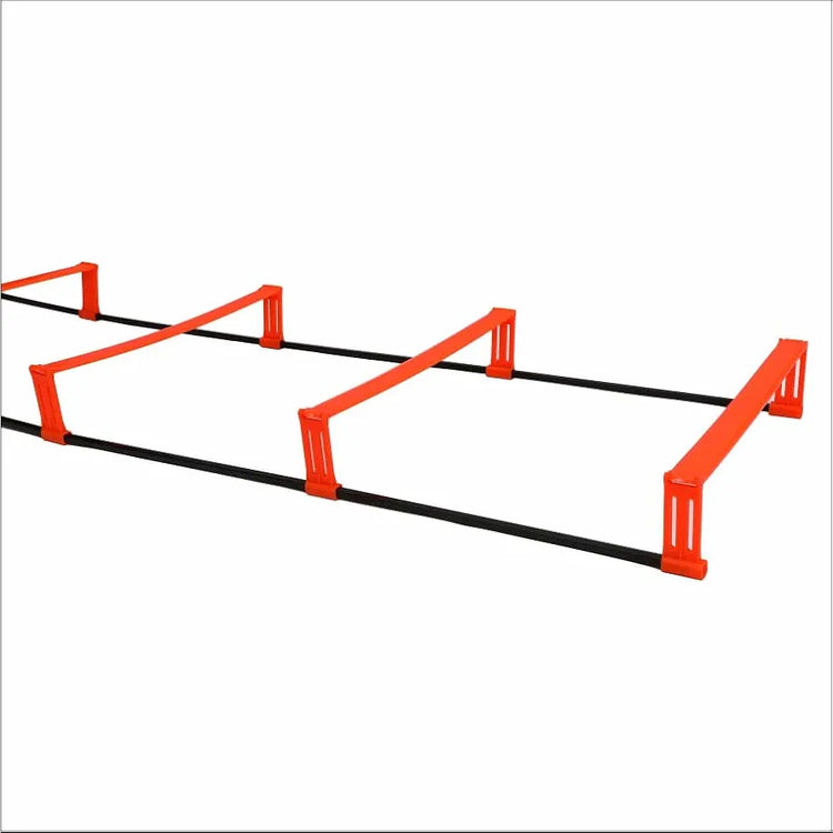 COUGAR Pinnacle Agility Ladder & Hurdle Trainer| 7 ft Long x 26" Wide Training Hurdles| Foldable, Durable Plastic – Agility Equipment for Speed, Footwork, and Sports Training – Includes Storage Bag