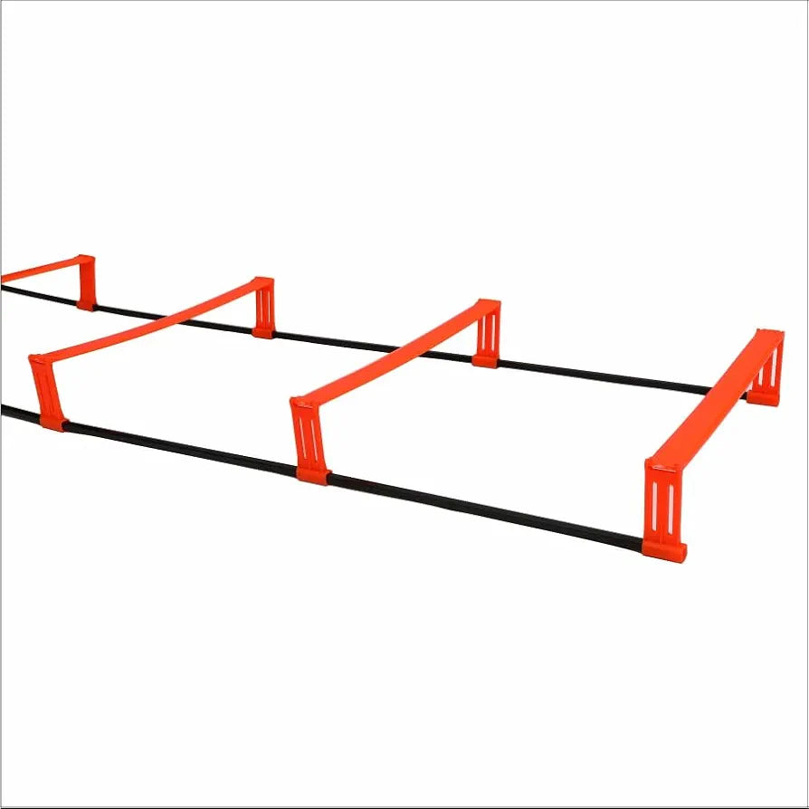 COUGAR Pinnacle Agility Ladder & Hurdle Trainer| 7 ft Long x 26" Wide Training Hurdles| Foldable, Durable Plastic – Agility Equipment for Speed, Footwork, and Sports Training – Includes Storage Bag