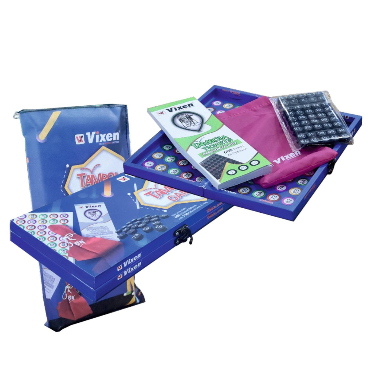 VIXEN TAMBOLA GAME FOLDABLE WITH COINS & TICKETS